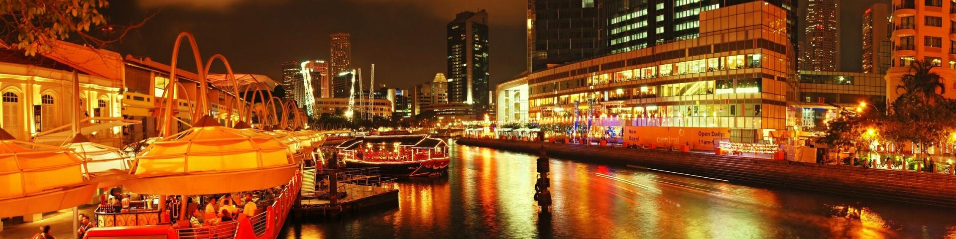Nocny rejs po Singapore River z kolacją 